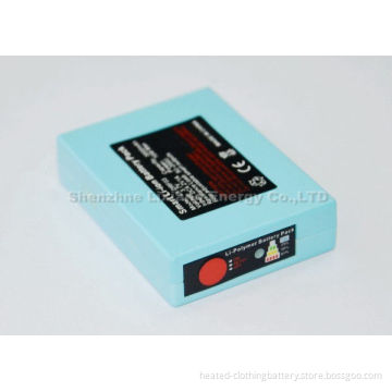 3.7v 3000mah Heated Socks Battery , Lithium-ion Battery Pack With Ce / Fcc / Rohs Certificates
